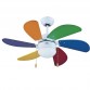 Ventilatore Da Soffitto 6 Pale Multicolore Zephir Zfs690c